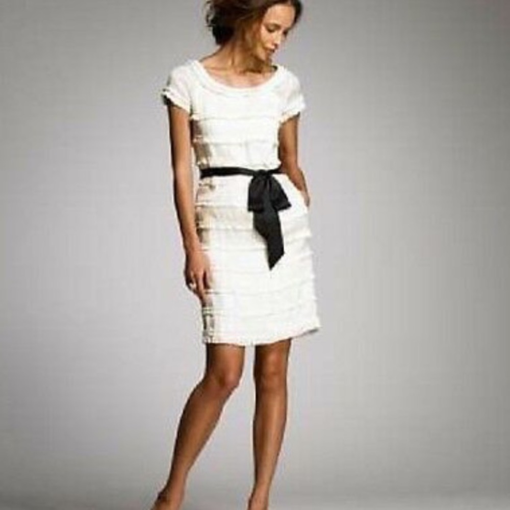 J Crew Factory Cotton Silk Shimmy Dress